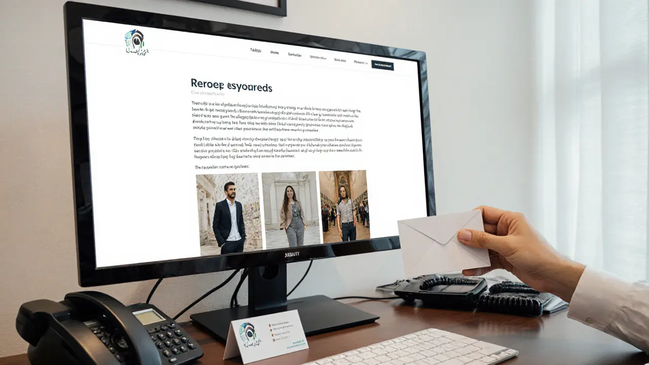 A professional Dubai companion service website displayed with transparent terms and real photos.